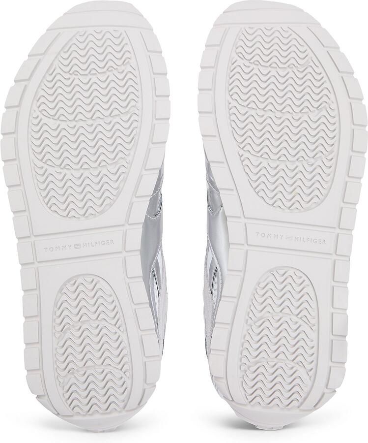 TOMMY HILFIGER Sneakers laag lichtgrijs zilver wit - Foto 3
