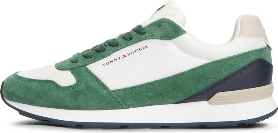 TOMMY HILFIGER Sneakers laag 'Lightweight' ecru groen