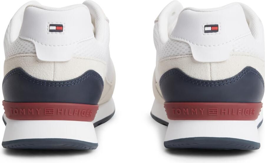 Tommy Hilfiger sneakers van echt leer met labelprintdetails - Foto 5