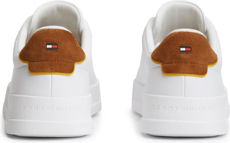 TOMMY HILFIGER Sneakers laag 'Logo Court With' cognac wit - Foto 5