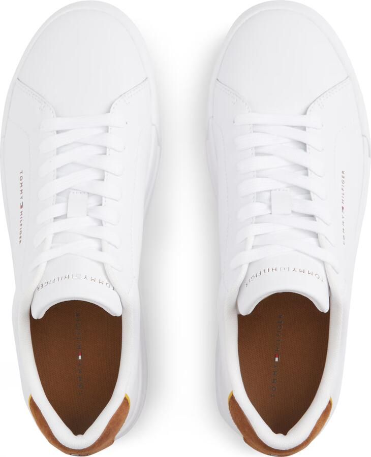 TOMMY HILFIGER Sneakers laag 'Logo Court With' cognac wit - Foto 6