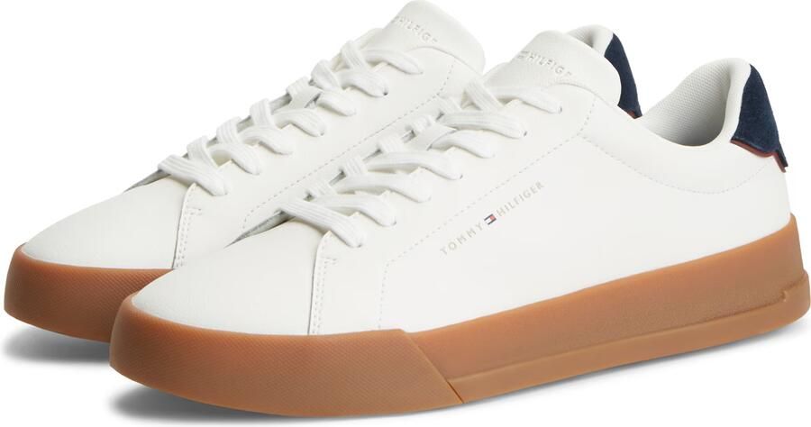 TOMMY HILFIGER Sneakers laag 'Logo Court With' zwart wit - Foto 6