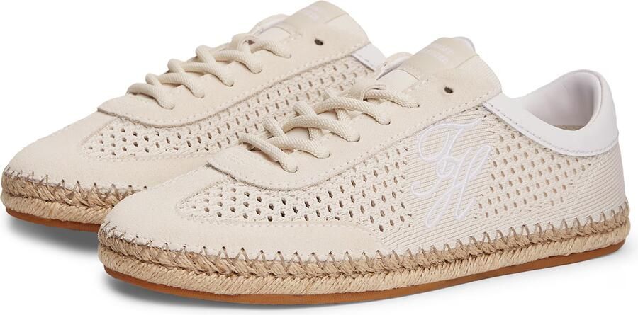TOMMY HILFIGER Sneakers laag 'Logo Rope Midsole' beige wit - Foto 4