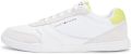TOMMY HILFIGER Sneakers laag 'Lopro' limoen wit offwhite - Limoen Offwhite/Beige/Wit