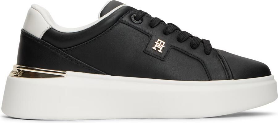 TOMMY HILFIGER Sneakers laag zwart wit - Foto 5