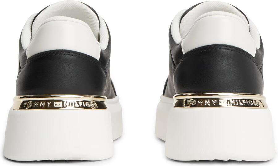 TOMMY HILFIGER Sneakers laag zwart wit - Foto 4