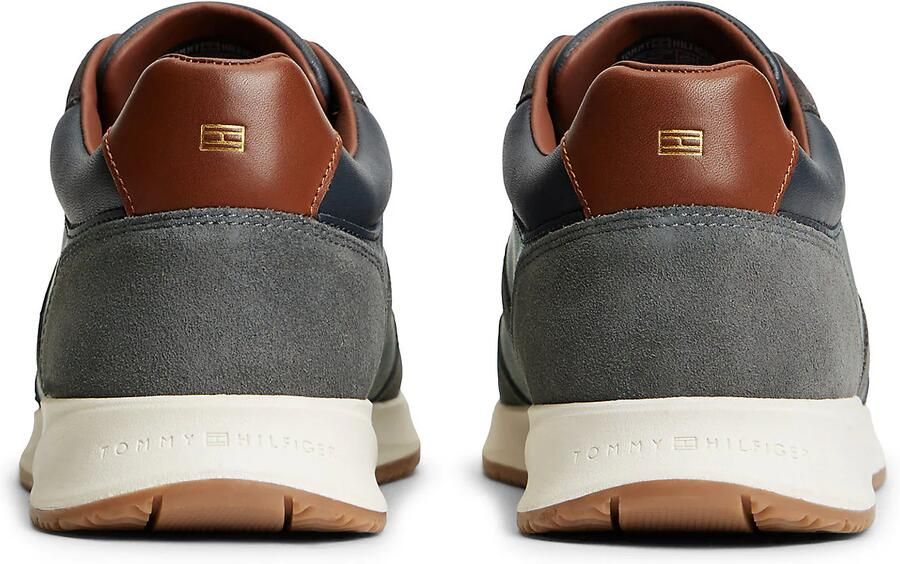 TOMMY HILFIGER Grijze Sneakers Elevated Hilfiger Mix Runner - Foto 9