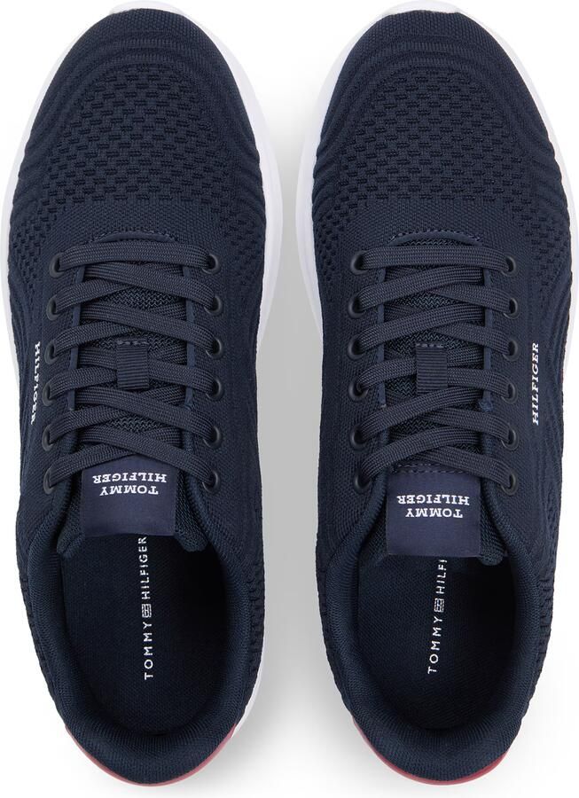 TOMMY HILFIGER Sneakers laag navy cranberry wit - Foto 3
