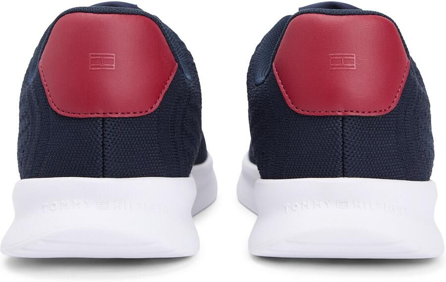 TOMMY HILFIGER Sneakers laag navy cranberry wit - Foto 4