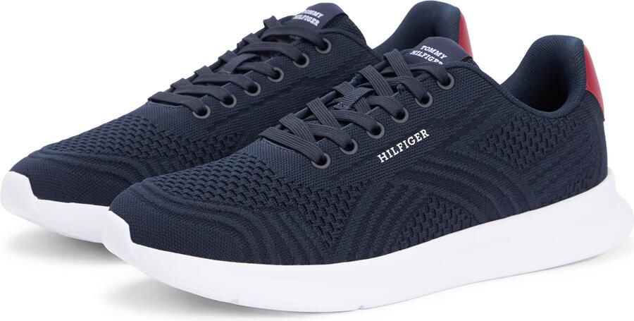 TOMMY HILFIGER Sneakers laag navy cranberry wit - Foto 5