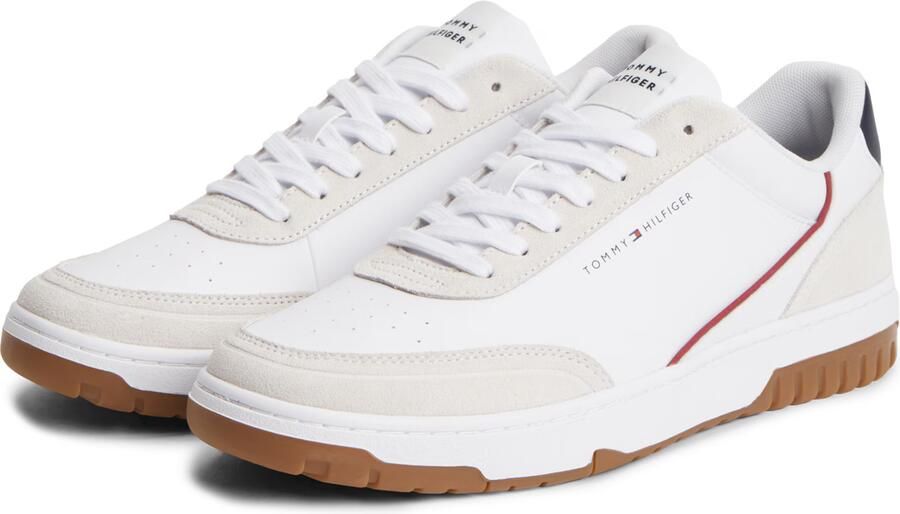 Tommy Hilfiger Sneakers van echt leer met logo-opschrift - Foto 5