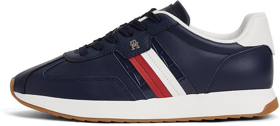 TOMMY HILFIGER Sneakers laag navy donkerrood wit