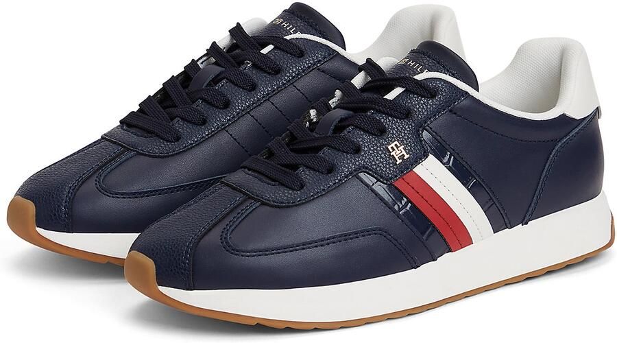 TOMMY HILFIGER Sneakers laag navy donkerrood wit - Foto 5