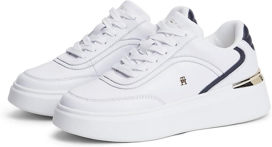 TOMMY HILFIGER Sneakers laag navy goud wit - Foto 6