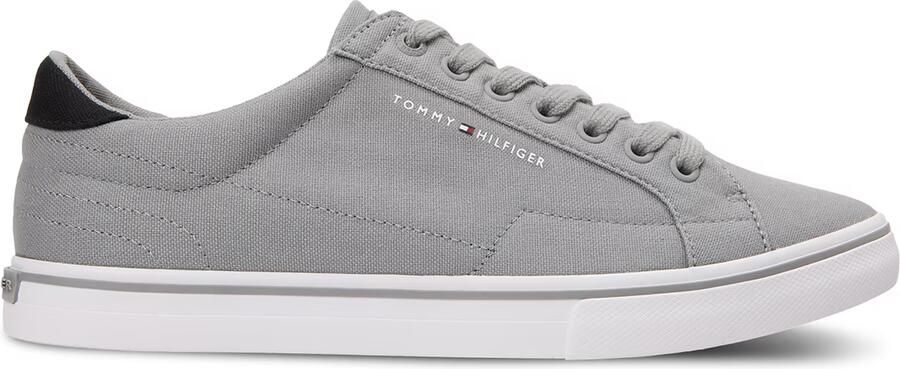 TOMMY HILFIGER Sneakers laag navy grijs wit - Foto 6
