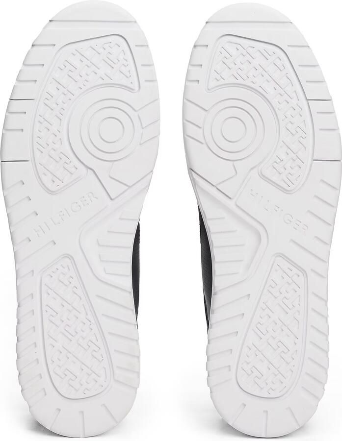 Tommy Hilfiger Plateausneakers TH BASKET CORE LTH PINPERF vrijetijdsschoen lage schoen veterschoen met gepolsterde schacht - Foto 6
