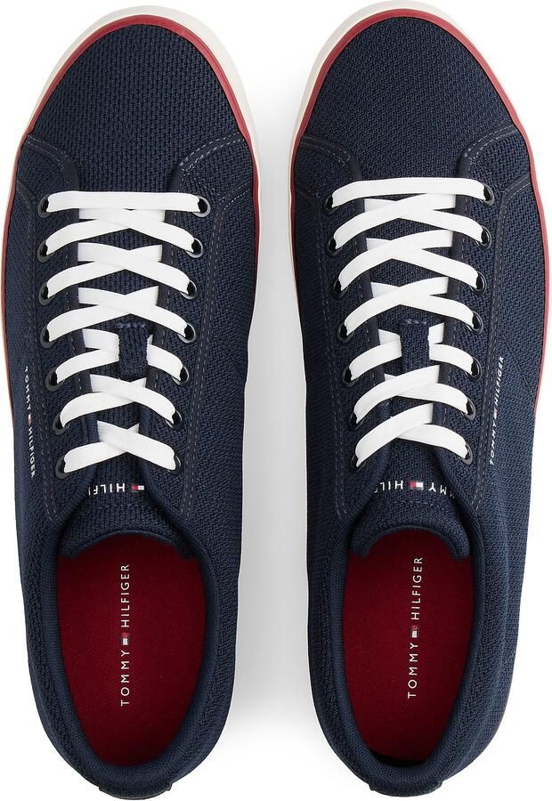 TOMMY HILFIGER Sneakers laag navy rood - Foto 3