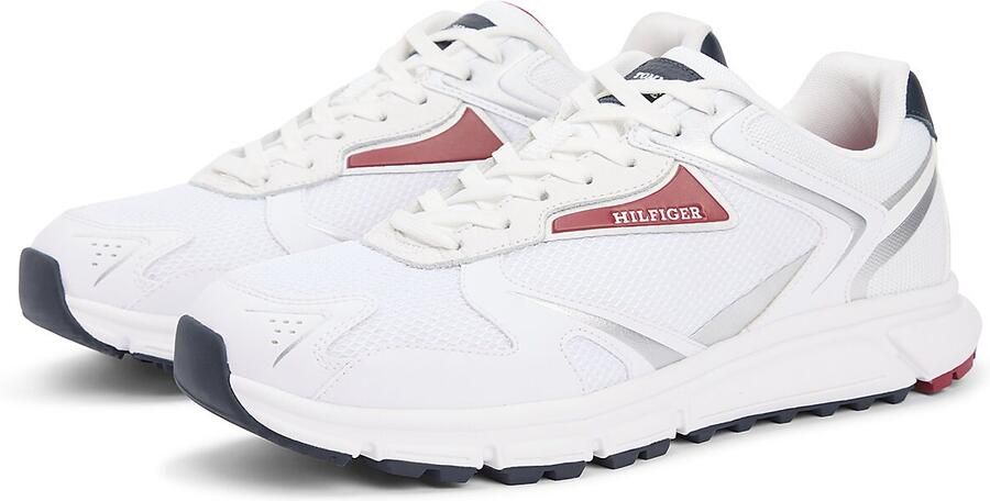 TOMMY HILFIGER Sneakers laag navy rood zilver wit - Foto 6