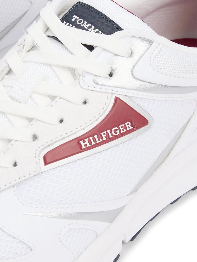TOMMY HILFIGER Sneakers laag navy rood zilver wit - Foto 3