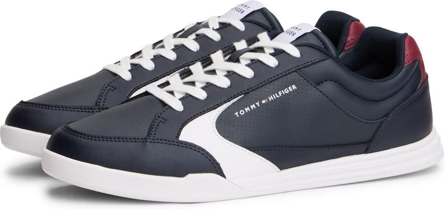 TOMMY HILFIGER Sneakers laag navy wit - Foto 4