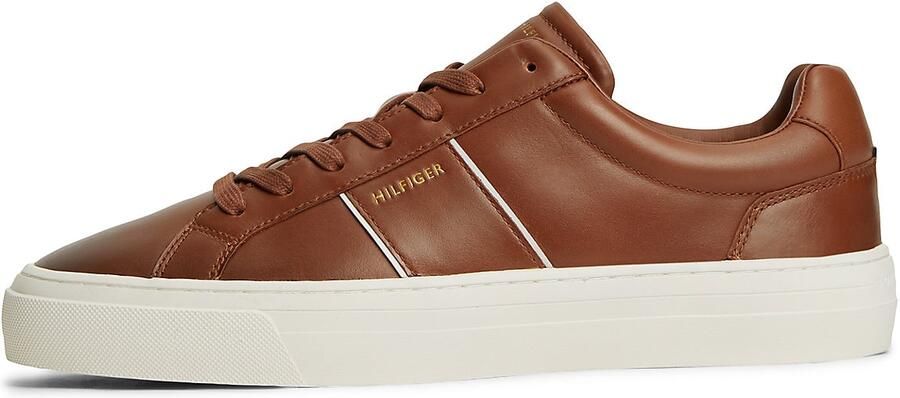 TOMMY HILFIGER Sneakers laag 'New York' cognac wit