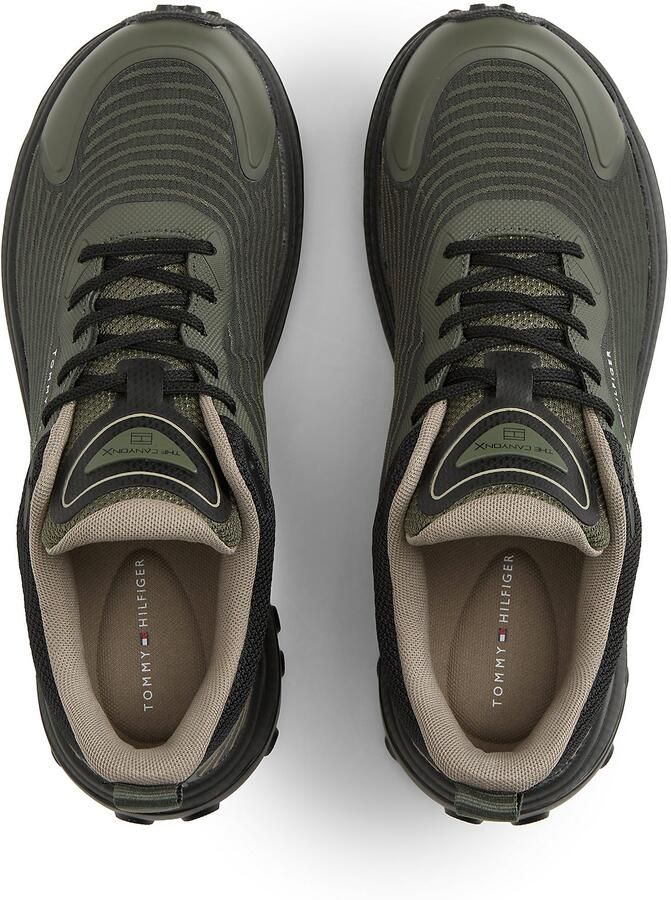 TOMMY HILFIGER Sneakers laag olijfgroen donkergroen - Foto 4