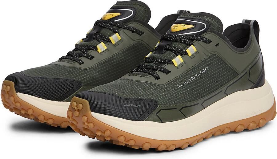 TOMMY HILFIGER Sneakers laag olijfgroen - Foto 6
