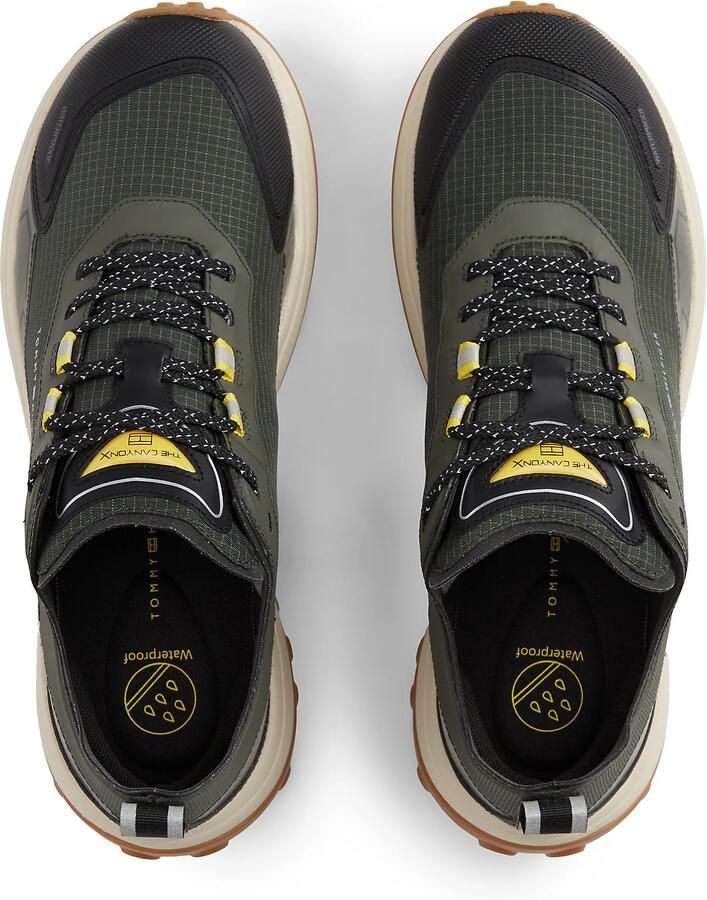 TOMMY HILFIGER Sneakers laag olijfgroen - Foto 3
