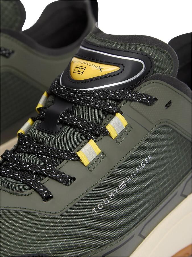 TOMMY HILFIGER Sneakers laag olijfgroen - Foto 4