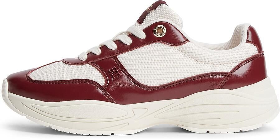 TOMMY HILFIGER Sneakers laag robijnrood wit