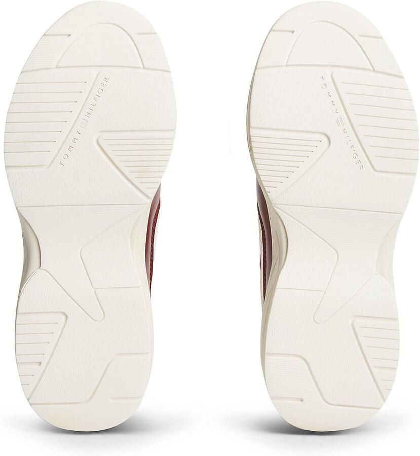 TOMMY HILFIGER Sneakers laag robijnrood wit - Foto 2