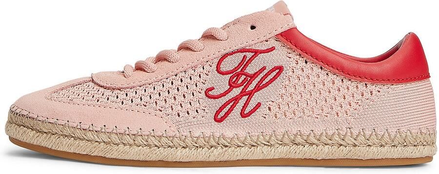 TOMMY HILFIGER Sneakers laag rosa rood