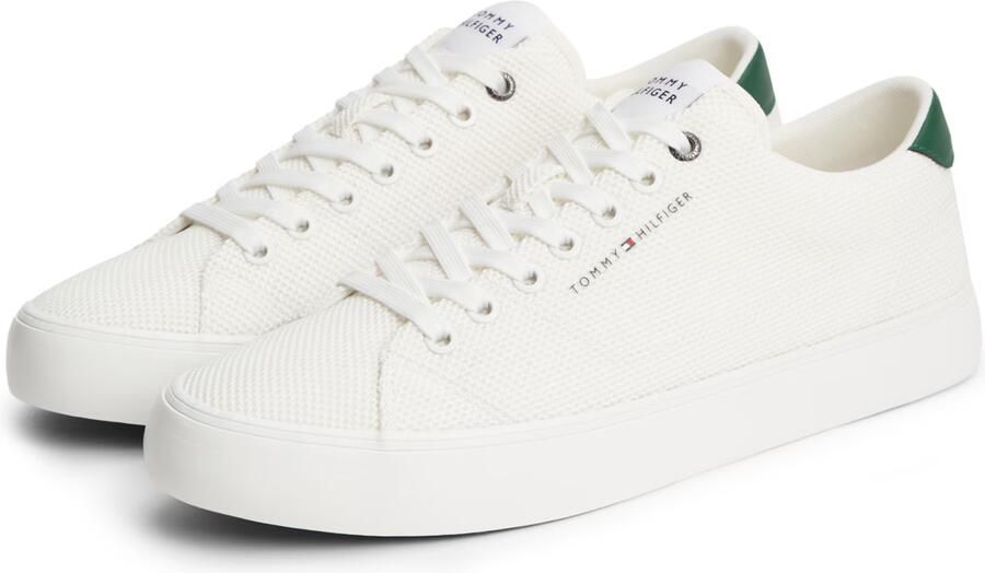 TOMMY HILFIGER Sneakers laag 'Rubberised Flag' ivoor donkergroen - Foto 5
