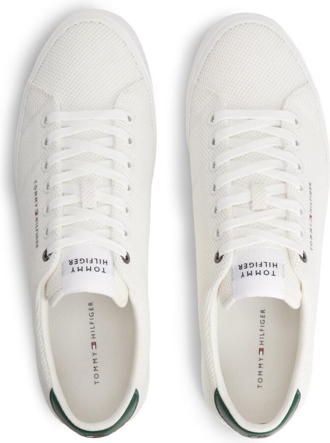 TOMMY HILFIGER Sneakers laag 'Rubberised Flag' ivoor donkergroen - Foto 3
