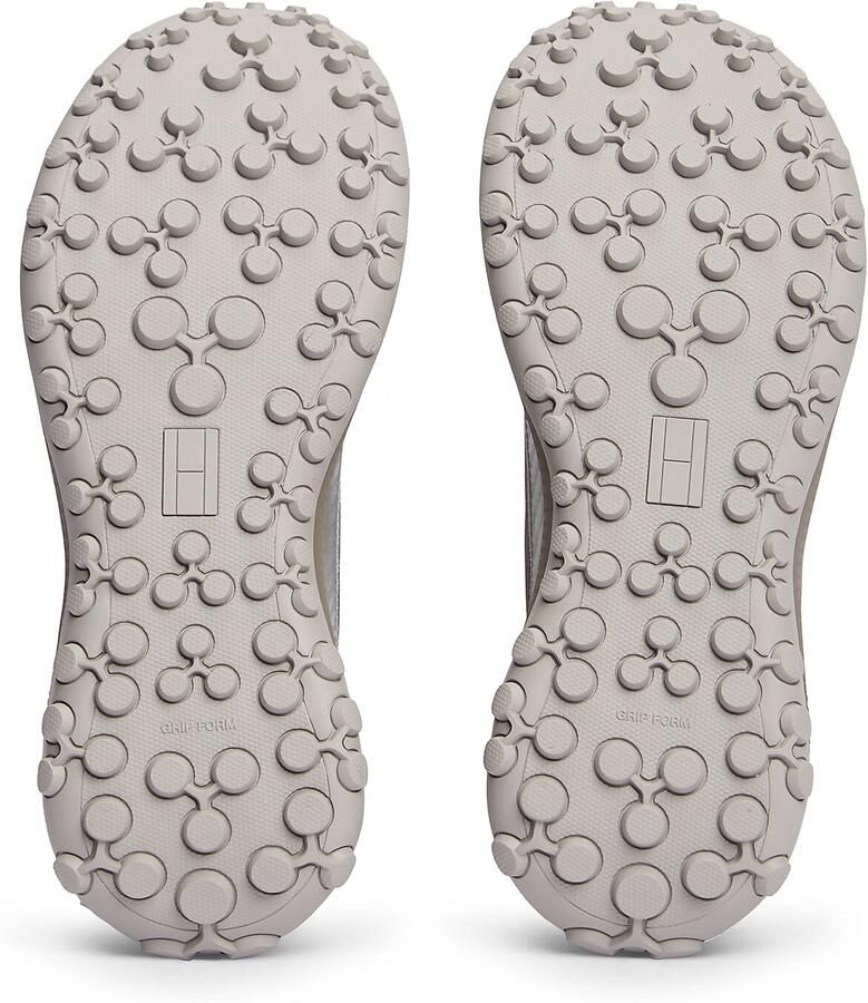 TOMMY HILFIGER Sneakers laag taupe zilver wolwit - Foto 2