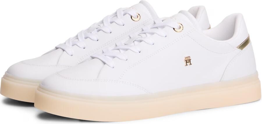 Tommy Hilfiger sneakers van echt leer met logodetails - Foto 7