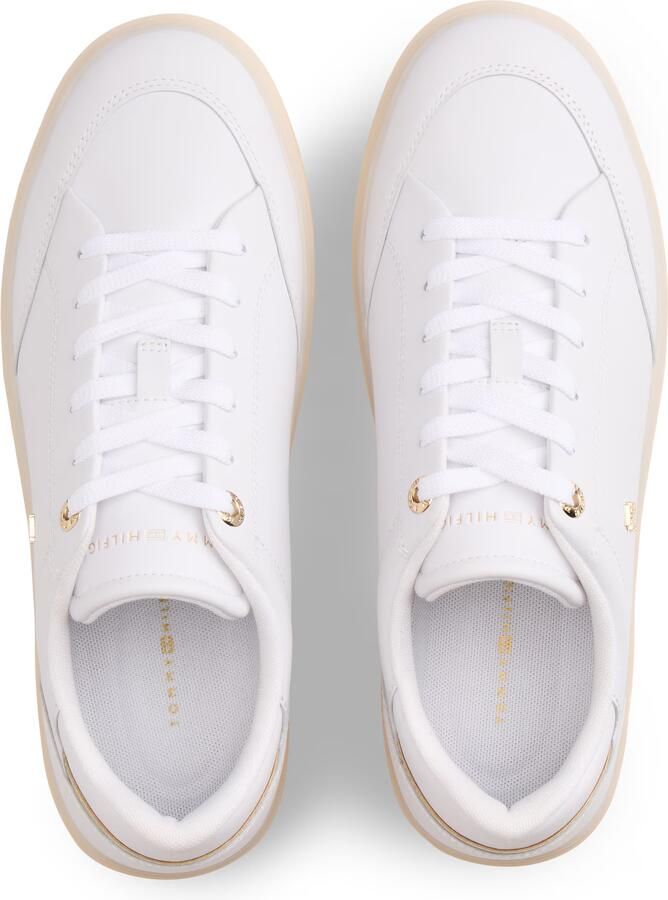 Tommy Hilfiger sneakers van echt leer met logodetails - Foto 5