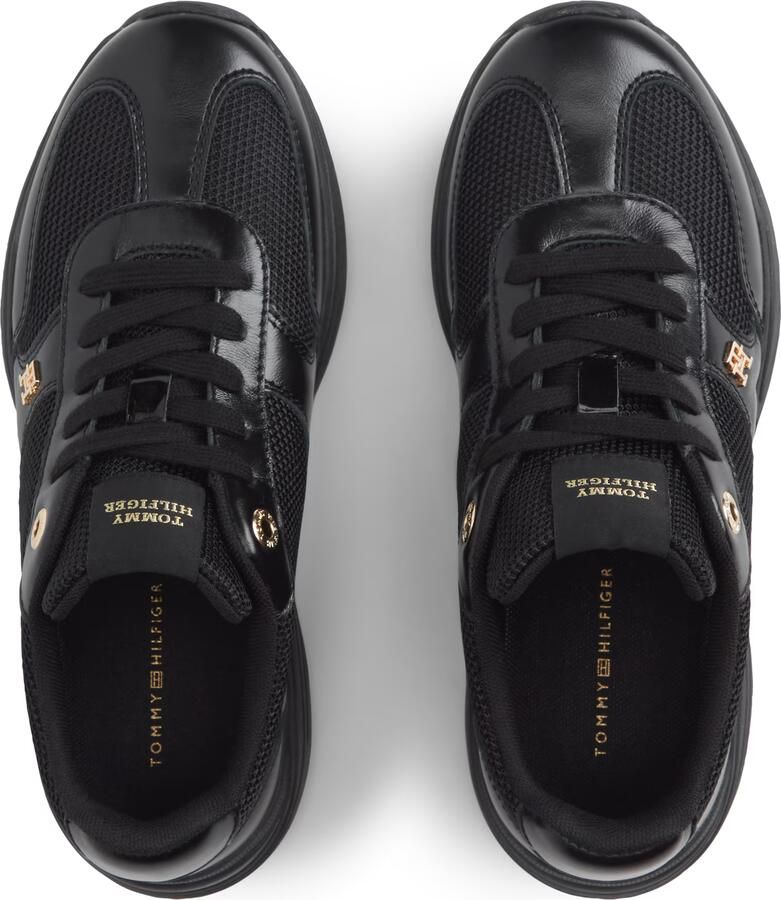 TOMMY HILFIGER Sneakers laag 'TH Monogram Mixed Texture' zwart - Foto 2