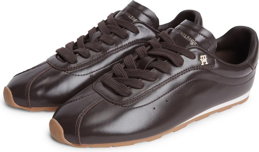 TOMMY HILFIGER Sneakers laag 'TH Monogram Plaque' donkerbruin - Foto 5