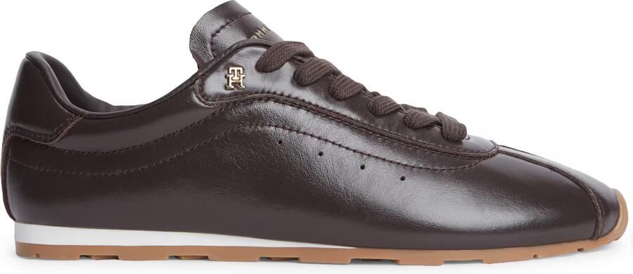 TOMMY HILFIGER Sneakers laag 'TH Monogram Plaque' donkerbruin - Foto 6