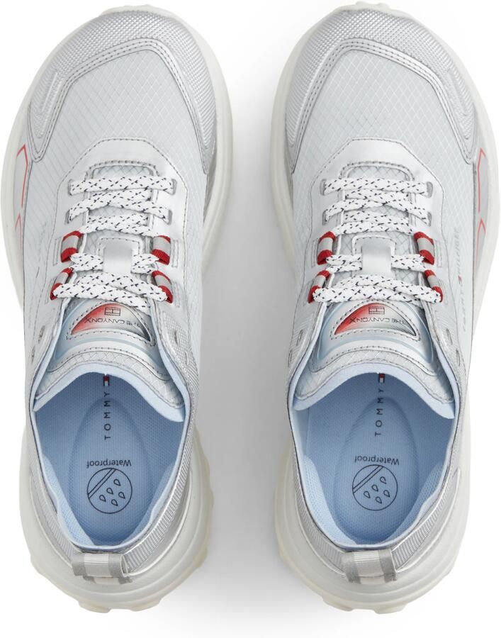 TOMMY HILFIGER Sneakers laag 'THE CANYON X' donkerblauw zilvergrijs kersrood wit - Foto 3