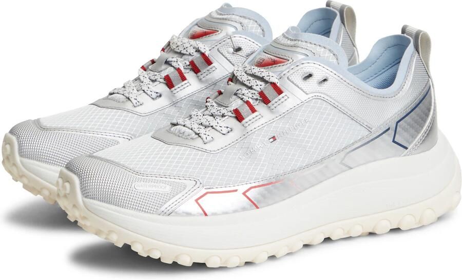 TOMMY HILFIGER Sneakers laag 'THE CANYON X' donkerblauw zilvergrijs kersrood wit - Foto 5