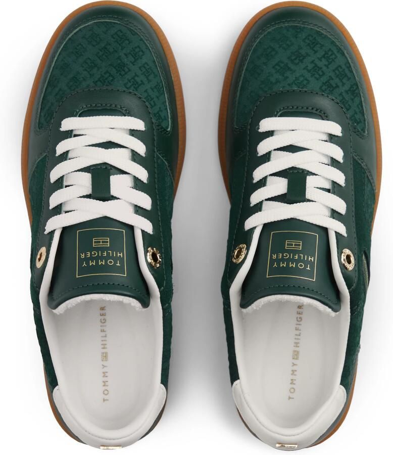 TOMMY HILFIGER Sneakers laag 'TRIBECA' donkergroen wit - Foto 2