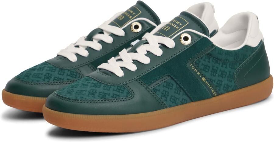 TOMMY HILFIGER Sneakers laag 'TRIBECA' donkergroen wit - Foto 5