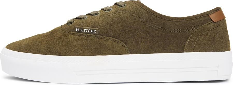 TOMMY HILFIGER Sneakers laag 'VULC' olijfgroen
