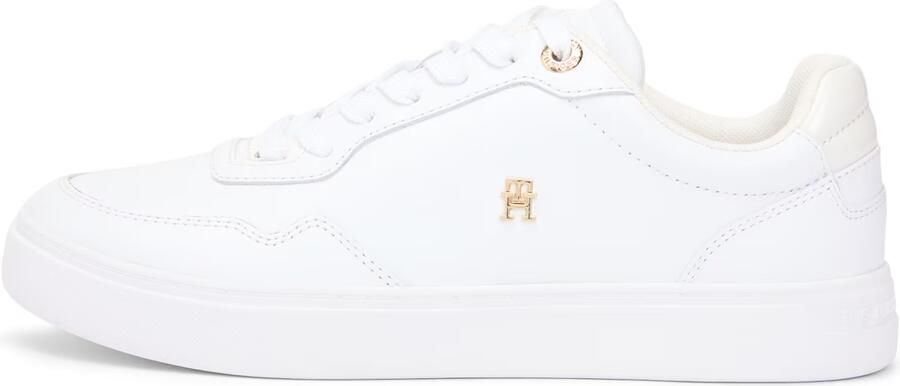 Tommy Hilfiger leren sneakers wit - Foto 4