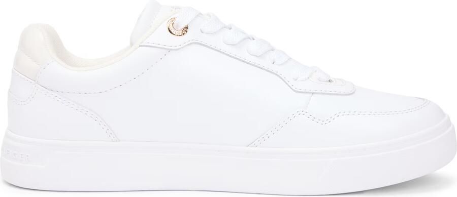 Tommy Hilfiger leren sneakers wit - Foto 9