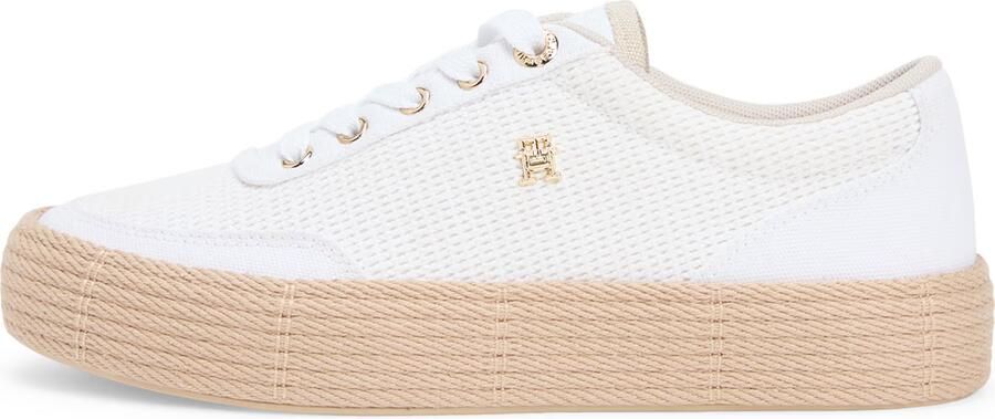 Tommy Hilfiger Sneakers met strozool - Foto 4