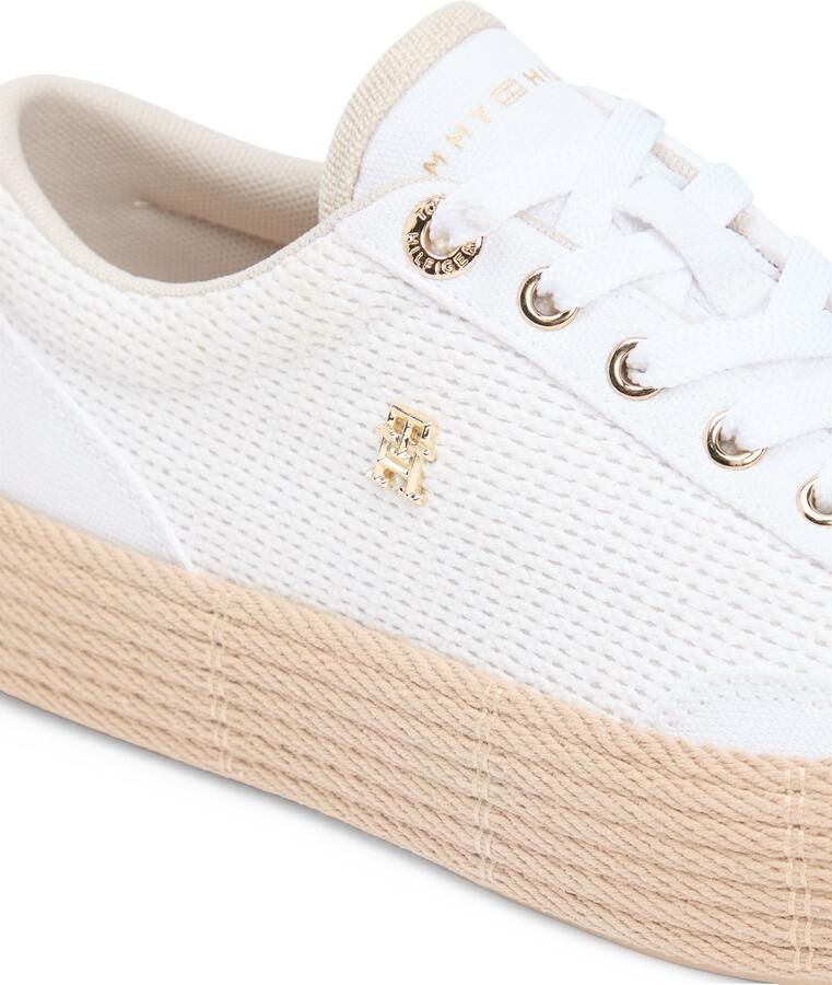 Tommy Hilfiger Sneakers met strozool - Foto 5