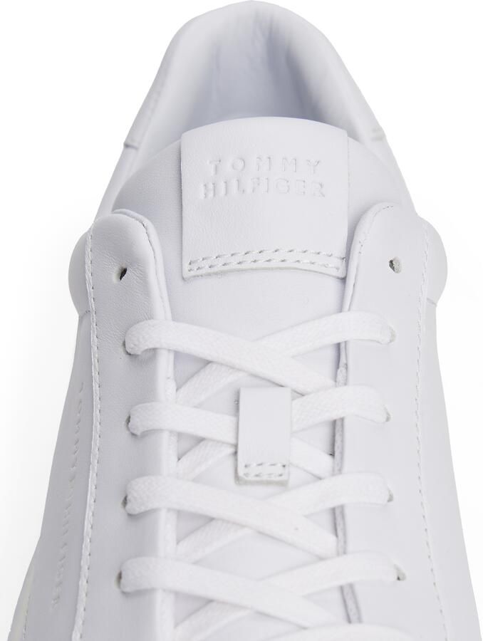 Tommy Hilfiger Sneakers PREMIUM DRESS CUPSOLE LTH vrijetijdsschoen halfhoge schoen veterschoen met vlaggenembleem op de hiel - Foto 6